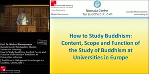 Thumbnail - How to Study Buddhism: Content, Scope and Function of the Study of Buddhism at Universities in Europe