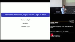 Miniaturansicht - Relevance: Semantics, Logic, and the Logic of Belief