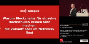Thumbnail - Warum Blockchains für einzelne Hochschulen keinen Sinn machen, die Zukunft aber im Netzwerk liegt