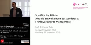 Thumbnail - Von ITIL4 bis SIAM – Aktuelle Entwicklungen bei Standards & Frameworks für IT-Management
