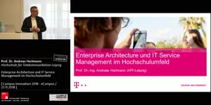 Thumbnail - Enterprise Architecture und IT Service Management im Hochschulumfeld