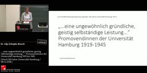 Miniaturansicht - „...eine ungewöhnlich gründliche, geistig selbständige Leistung...“. Promovendinnen der Universität Hamburg 1919 bis 1945