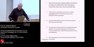 Thumbnail - Wissenschafsdidaktische Ansätze aus der deutschen Pädagogik des 20. Jahrhunderts (Teils 1)