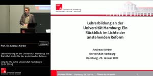 Thumbnail - Lehrerbildung an der Universität Hamburg: Ein Rückblick im Lichte der anstehenden Reform