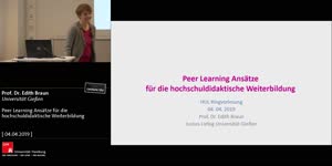 Thumbnail - Peer Learning Ansätze für die hochschuldidaktische Weiterbildung