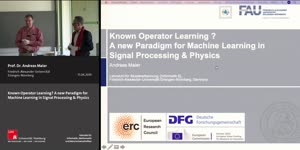 Miniaturansicht - Known Operator Learning? A new Paradigm for Machine Learning in Signal Processing & Physics