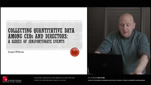 Thumbnail - Collecting quantitative data among CEOs and directors:  A series of (un)fortunate events