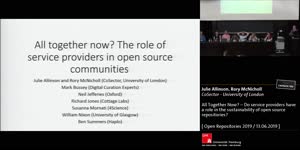 Miniaturansicht - All Together Now? – Do service providers have a role in the sustainability of open source repositories?