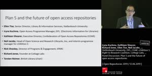 Thumbnail - Panel Discussion: Plan S and the future of open access repositories