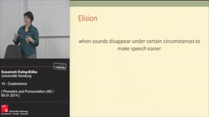 Miniaturansicht - Connected Speech 3 – More word linking: Elision