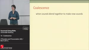 Miniaturansicht - Connected Speech 3 – More word linking: Coalescence