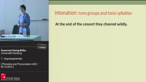 Thumbnail - Intonation 1 – Tone groups and tonic syllables – examples and explications