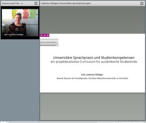 Thumbnail - 130 - Universitäre Sprachpraxis und Studienkompetenzen – ein propädeutisches Curriculum für ausländische Studierende - Vortrag