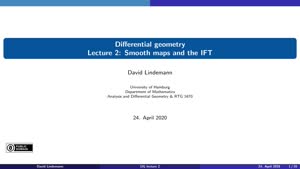 Miniaturansicht - Lecture 2: Smooth maps and the IFT