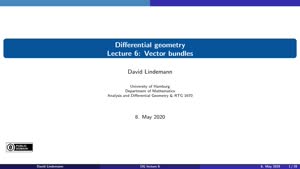 Miniaturansicht - Lecture 6: Vector bundles
