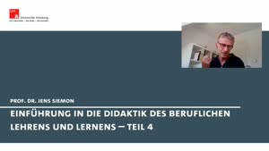 Thumbnail - Einführung in die Didaktik des beruflichen Lehrens und Lernens - Teil 4 Handlungsorientierung