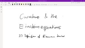 Miniaturansicht - Curvature and the Einstein equations