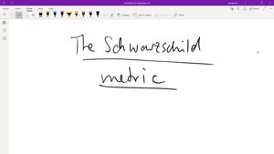 Thumbnail - The Schwarzschild metric