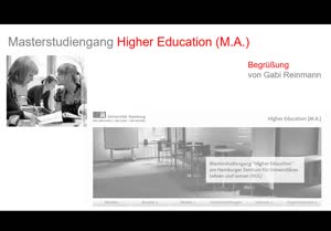 Miniaturansicht - Masterstudiengang Higher Education