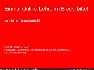 Thumbnail - Online Lehre im Block