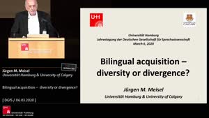 Miniaturansicht - Bilingual acquisition - diversity or divergence?