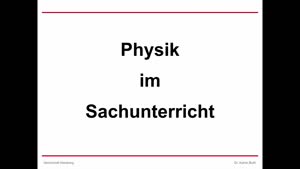 Thumbnail - Sachunterricht Physik