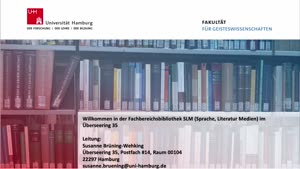 Thumbnail - Virtuelle Bibliotheksführung: Fachbereichsbibliothek SLM (Sprache, Literatur, Medien)