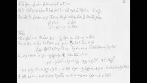 Thumbnail - Exercise class: Partial Differential Equations, Lecture 6, Part 5