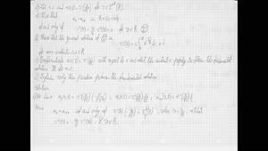 Miniaturansicht - Exercise class: Partial Differential Equations, Lecture 8, Part 2