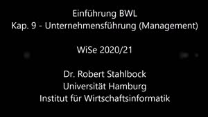 Miniaturansicht - EBWL - 9 - Unternehmensführung (Management)