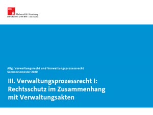 § 33 Einstweiliger Rechtsschutz Nach § 123 VwGO - Prof. Dr. Alexander ...