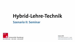 Miniaturansicht - Hybrid-Lehre-Technik II: Seminar