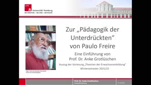 Miniaturansicht - Zur "Pädagogik der Unterdrückten" von Paulo Freire – Eine Einführung von Prof. Dr. Anke Grotlüschen