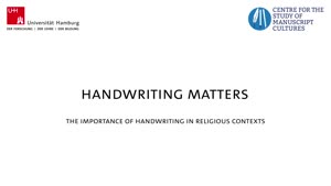 Miniaturansicht - Handwriting Matters - The Importance of Handwriting in Religious Contexts