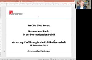 Thumbnail - 11. Sitzung: Normen und Recht in der internationalen Politik - Video 1/2