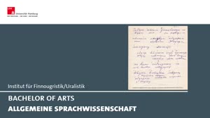 Thumbnail - B.A. Allgemeine Sprachwissenschaft