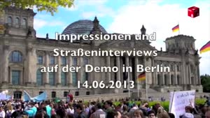 Miniaturansicht - Sprachpolitik: Impressionen und Straßeninterviews auf der Demo "Aktion Gebärdensprache" in Berlin (2013)