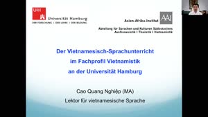 Miniaturansicht - Der Vietnamesisch-Sprachunterricht an der Universität Hamburg