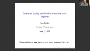 Miniaturansicht - Quantum duality and Morita theory for chiral algebras