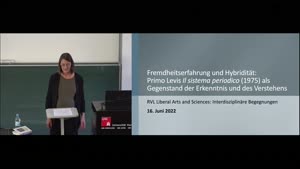 Thumbnail - Fremdheitserfahrung und Hybridität: Primo Levis „Il sistema periodico“ (1975) als Gegenstand der Erkenntnis und des Verstehens