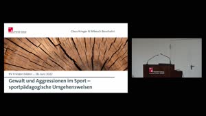 Thumbnail - Gewalt und Aggressionen im Sport - sportpädagogische Umgehensweisen