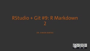 Miniaturansicht - RStudio + Git #9: R Markdown 2