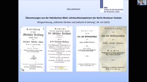 Miniaturansicht - Übersetzungen aus der Hebräischen Bibel: Lehrbuchkonzeptionen der Berlin-Breslauer Haskala