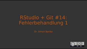 Thumbnail - RStudio + Git #14: Fehlerbehandlung 1