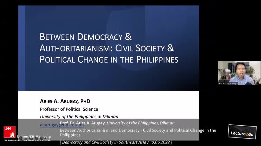 Miniaturansicht - Between Authoritarianism and Democracy - Civil Society and Political Change in the Philippines