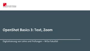 Thumbnail - OpenShot Basics 3: Text, Zoom