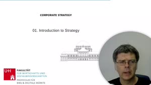 Miniaturansicht - Session 01: Introduction to Corporate Strategy