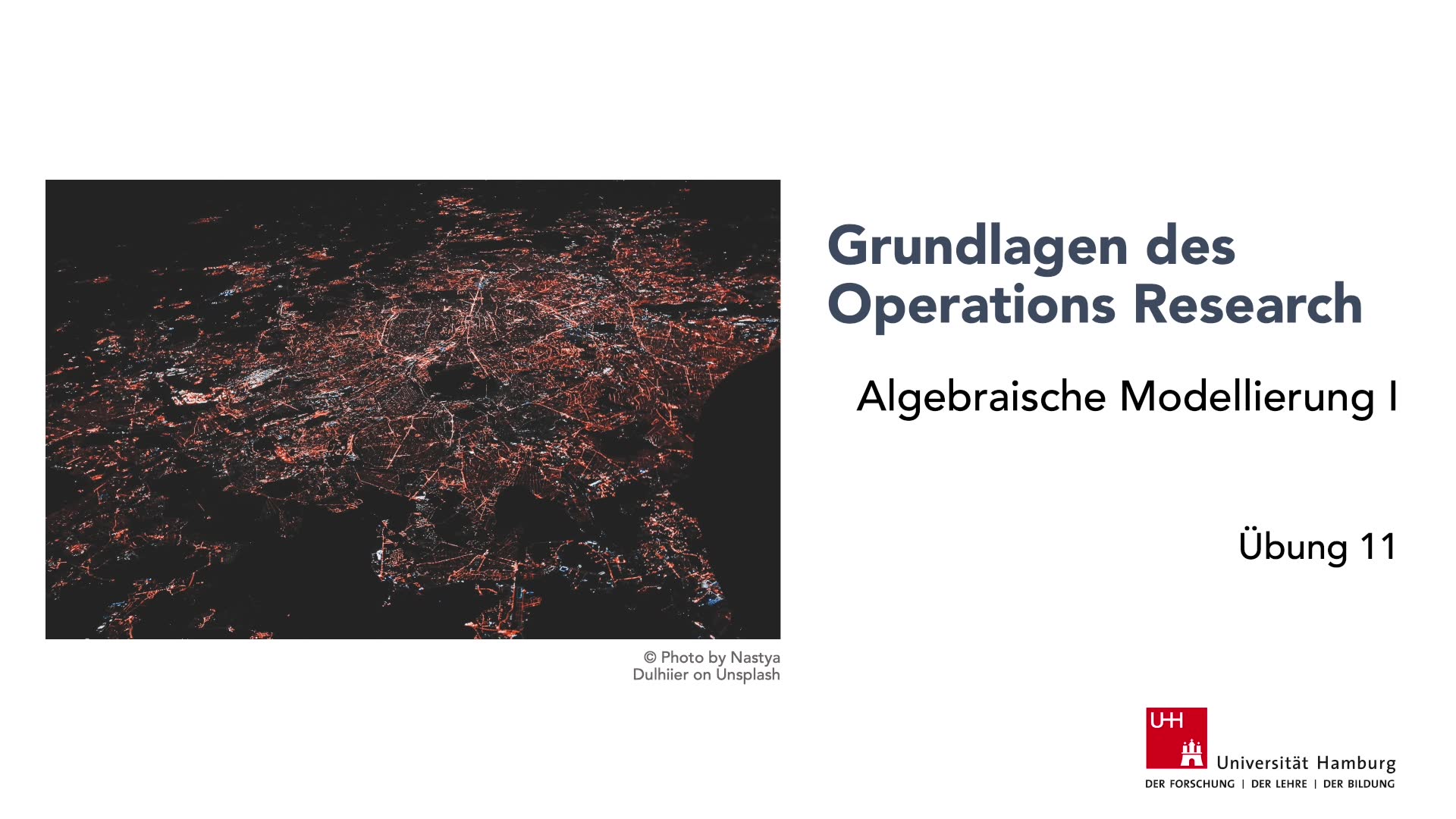 Miniaturansicht - 11 Algebraische Modellierung I