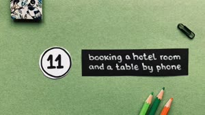 Miniaturansicht - 11/28  |  booking a hotel room and a table by phone