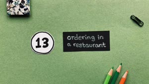 Thumbnail - 13/28  |  ordering in a café/restaurant